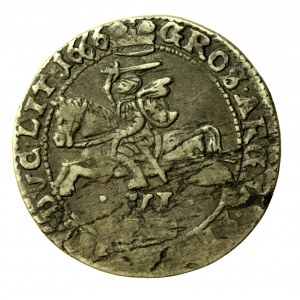 Jan II Kazimierz, Szóstak 1666 Wilno (10)