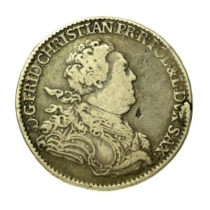 Saksonia, Fryderyk Krystian, 2/3 Talara 1763 Drezno (23)