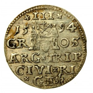 Zygmunt III Waza, Trojak 1594, Ryga (27)