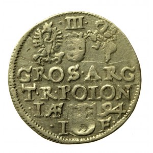 Sigismund III Vasa, Trojak 1594, Olkusz (41)