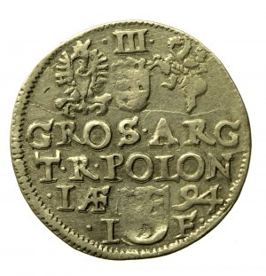 Sigismund III. Vasa, Trojak 1594, Olkusz (41)