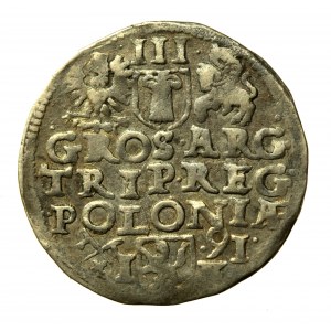 Zygmunt III Waza, Trojak 1591 Poznań - szeroka głowa (42)