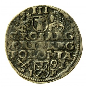 RRR - Sigismund III Vasa, Trojak 1593, Poznań, UNBEKANNTER TYP (55)