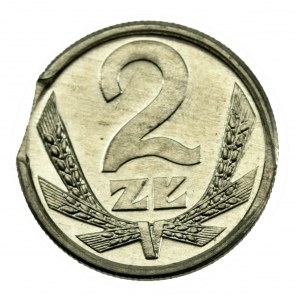 PRL, rulon bankowy 2 złote 1990 (50 szt.), w tym jeden destrukt (858)