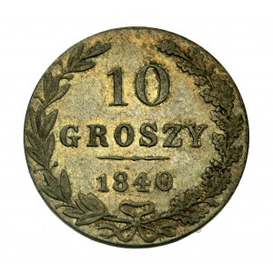 Zabór rosyjski, 10 groszy, 1840 MW (306)