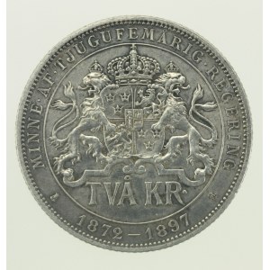 Švédsko, 2 koruny 1897 (319)
