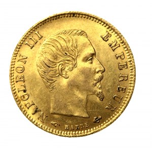 Frankreich, Napoleon III, 5 Francs 1859 A, Paris (508)
