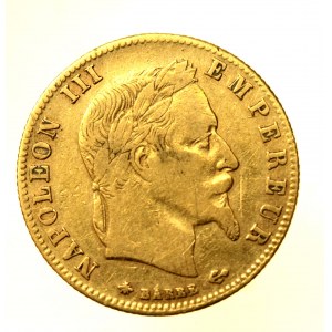 Francja, Napoleon III, 5 franków 1866 A, Paryż (509)