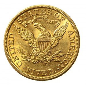 USA, 5 USD 1906 (518)