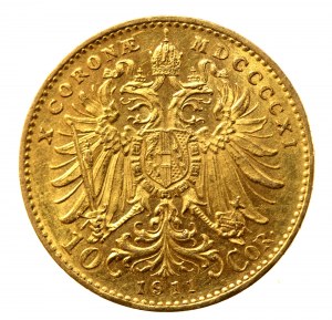Austria, Franciszek Józef I, 10 koron 1911 (522)