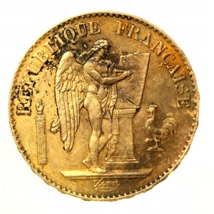 Francja, Republika, 20 franków 1896, Paryż (528)