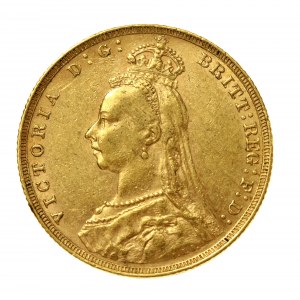 Wielka Brytania, Wiktoria, suweren 1892 (533)