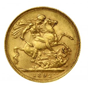 Vereinigtes Königreich, Victoria, sovereign 1892 (533)