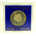 PRL, 100 złotych 1974, Maria Skłodowska-Curie - próba (541)