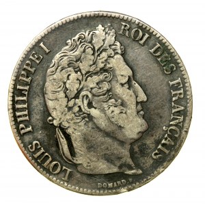 Francja, Ludwik Filip I, 5 franków 1835 (545)
