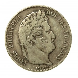 Francúzsko, Ľudovít Filip I., 5 frankov 1838 (547)