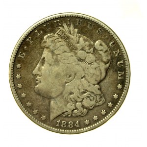 USA, 1 Dolar 1884 Filadelfia - Morgan (550)