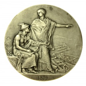 France, Third Republic, medal 1879, silver (562)