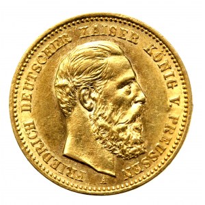 Niemcy, Prusy, Fryderyk III, 10 marek 1888 A, Berlin (604)
