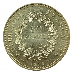 Frankreich, Fünfte Republik, 50 Francs 1976 (609)