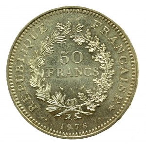 Francja, V Republika, 50 franków 1976 (609)