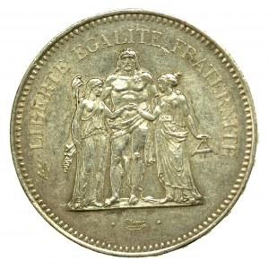 Francja, V Republika, 50 franków 1976 (611)
