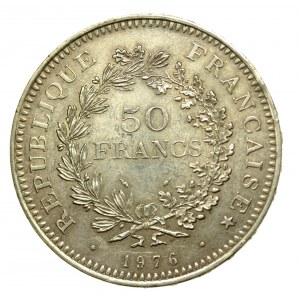 Francja, V Republika, 50 franków 1976 (611)