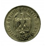 Německo, Třetí říše, sada 5 marek 1934-1939. Celkem 25 kusů (802)