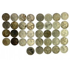 Russia, set of 10 kopecks 1899-1914. total 37 pieces. (822)