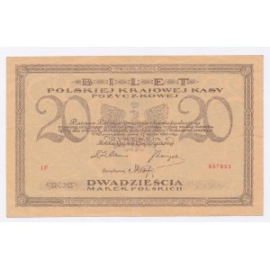 II RP, 20 mkp 1919 IF (865)