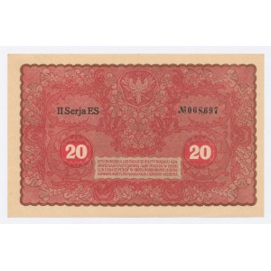 II RP, 20 mkp 1919 II Serja ES (884)
