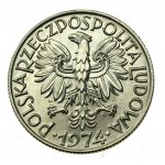 PRL, zestaw 5 złotych 1974, Rybak. Razem 2 szt. (849)