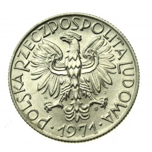 PRL, 5 złotych 1971, Rybak (850)
