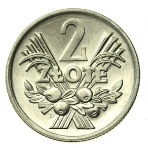 PRL, 2 Zloty 1971, Beeren. (851)