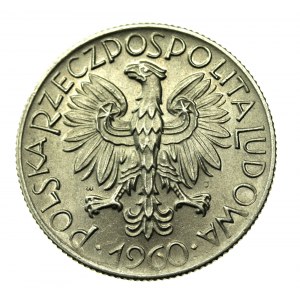 PRL, 5 złotych 1960, Rybak (853)