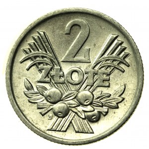 PRL, zestaw 2 złote 1971, 1972, 1973, 1974 Jagody. Razem 4 szt. (856)