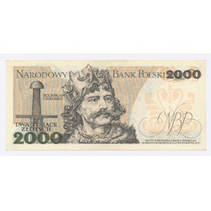 PRL, 2000 złotych 1979 AB - CIEKAWA NUMERACJA (891)