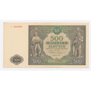 PRL, 500 złotych 1946 I (900)