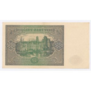 PRL, 500 złotych 1946 I (900)