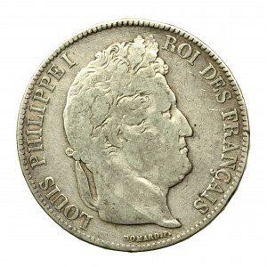 France, Louis Philippe I, 5 francs 1833 (622)