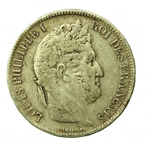Francúzsko, Ľudovít Filip I., 5 frankov 1831 (628)