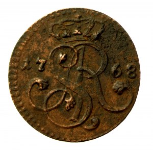 Stanisław A. Poniatowski, penny 1768 G, Krakau (154)