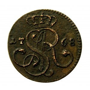 Stanisław A. Poniatowski, penny 1768 G, Krakau (155)