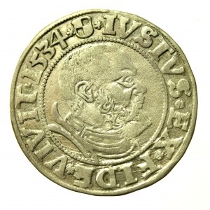 Kniežacie Prusko, Albrecht Hohenzollern, Grosz 1534 Königsberg (180)