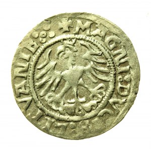 Zikmund I. Starý, Půlpenny 1521, Vilnius - SIGISMVANDI error (184)