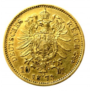 Niemcy, Prusy, Wilhelm I, 10 marek 1873 A, Berlin (653)