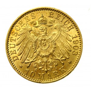 Niemcy, Prusy, Wilhelm II, 10 Marek 1903 A, Berlin (655)