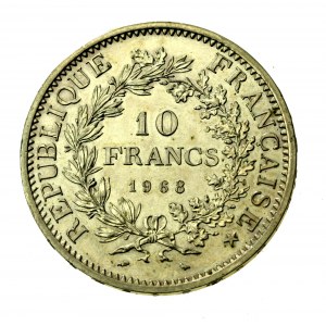 Francja, V Republika, 10 franków 1968 (659)
