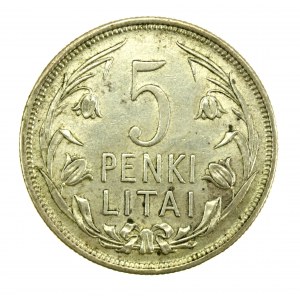 Litva, 5 litů 1925 (682)