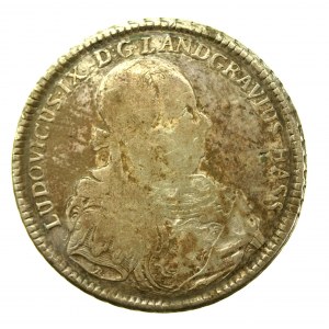 Nemecko, Hesensko, Louis IX, Thaler 1772 RF (439)